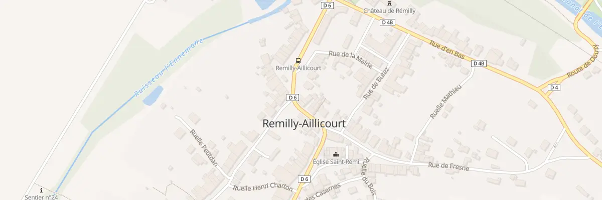 Plan du 11 Rue de Raucourt à Remilly-Aillicourt