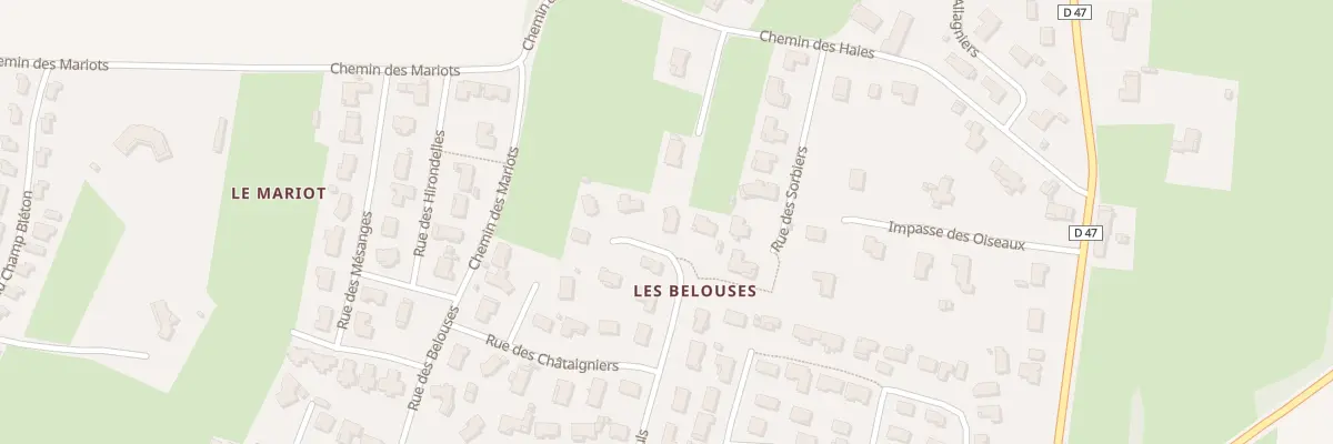 Plan du 2988 Av des Tilleuls à Vonnas