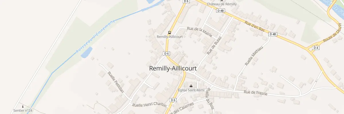 Plan du 13 Rue de Raucourt à Remilly-Aillicourt