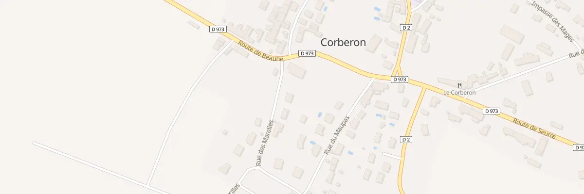 Plan du 1 Rue des Marelles à Corberon