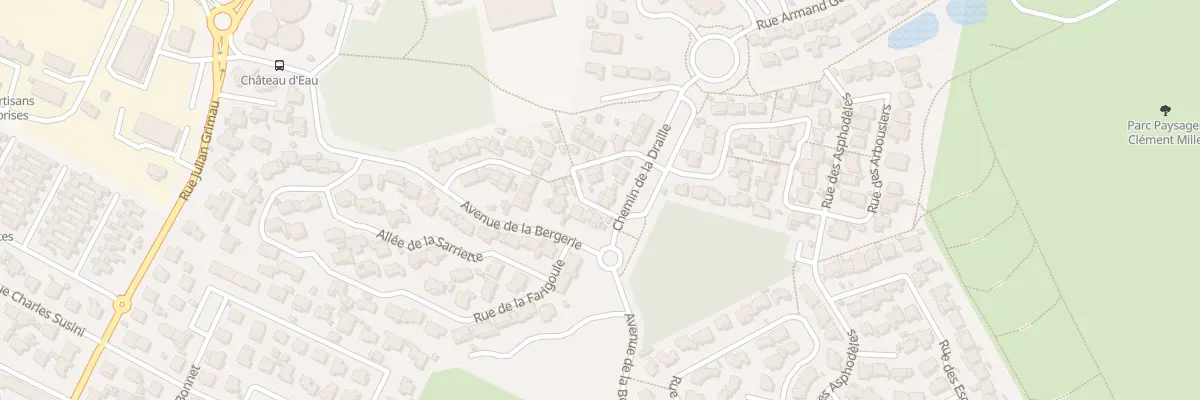 Plan du 34 Che de la Draille à Port-de-Bouc