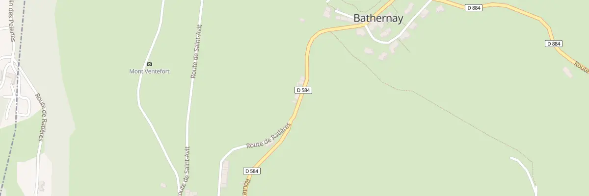 Plan du 290 Rte de Saint-donat à Bathernay