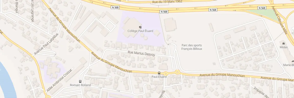 Plan du 15 Rue Marius Desvoy à Port-de-Bouc