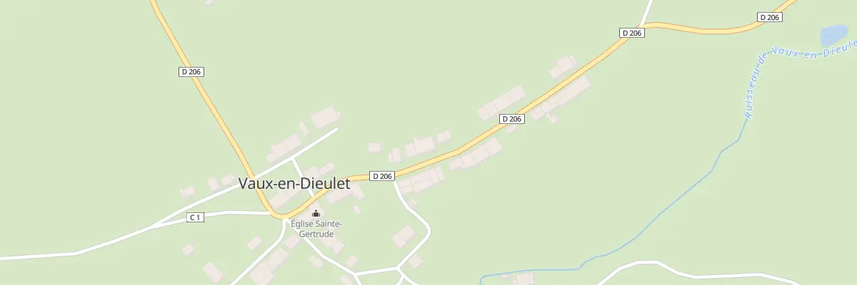 Plan du 25 Rue Grande Rue à Vaux-en-Dieulet