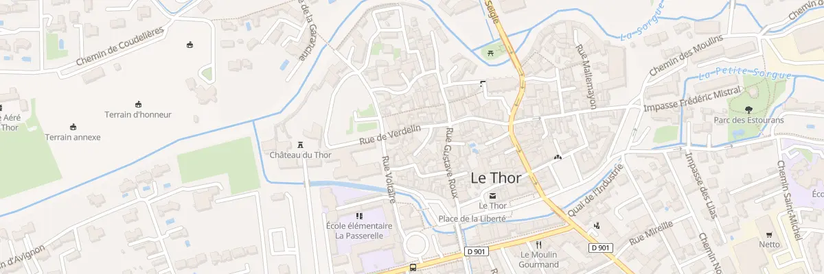 Plan du 91 Rue de Verdelin au Thor
