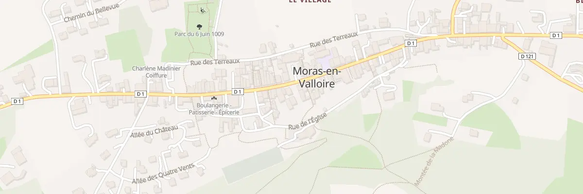 Plan du 54 Rue Maurice Savin à Moras-en-Valloire