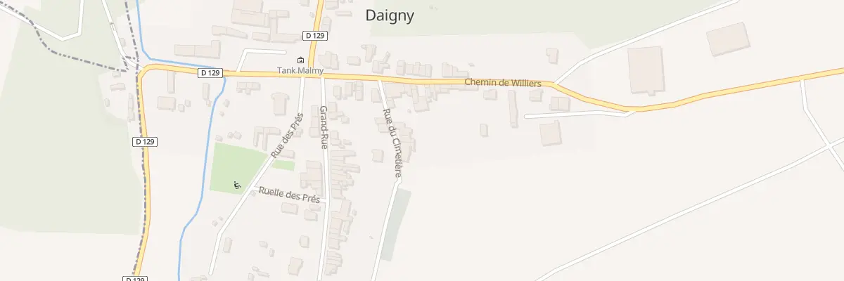 Plan du 4 Rue du Cimetière à Daigny