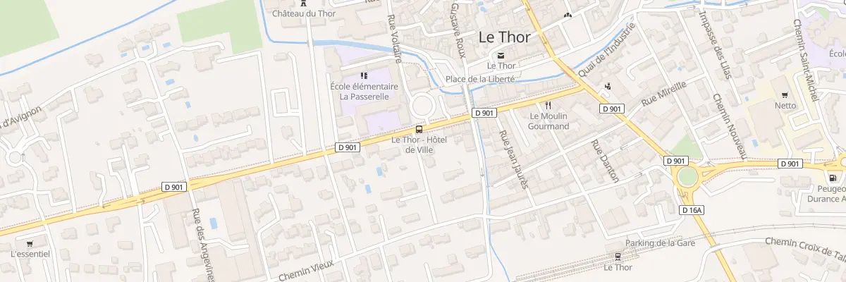 Plan du 203 Crs Gambetta au Thor