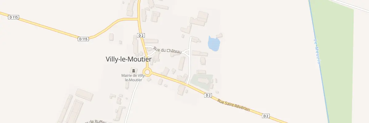 Plan du 5 Rue du Château à Villy-le-Moutier