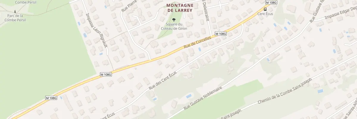 Plan du 18 Rue des Cent Ecus à Dijon