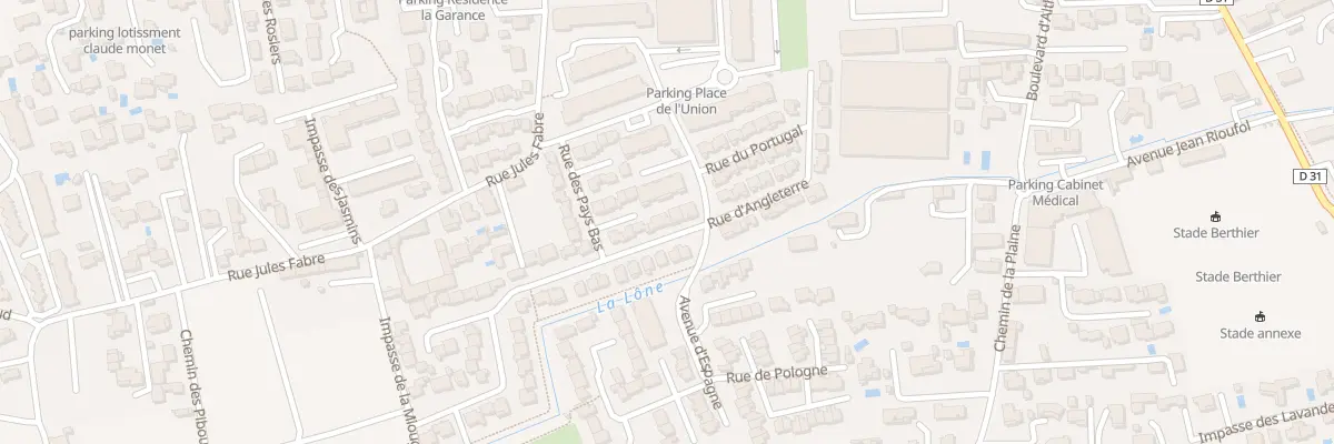 Plan du 45 Rue de Grèce à Monteux