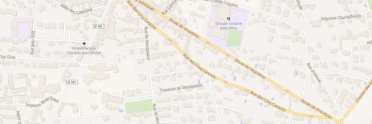 Plan du 9010 Rue des Cinq Cantons à Valréas