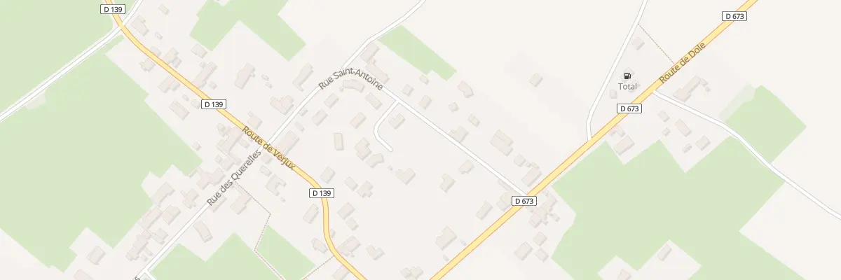 Plan du 1B Rue Saint Antoine à Damerey