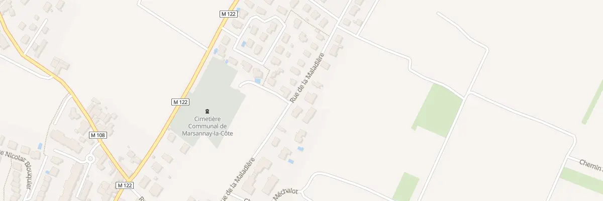 Plan du 14D Rue de la Maladière à Marsannay-la-Côte
