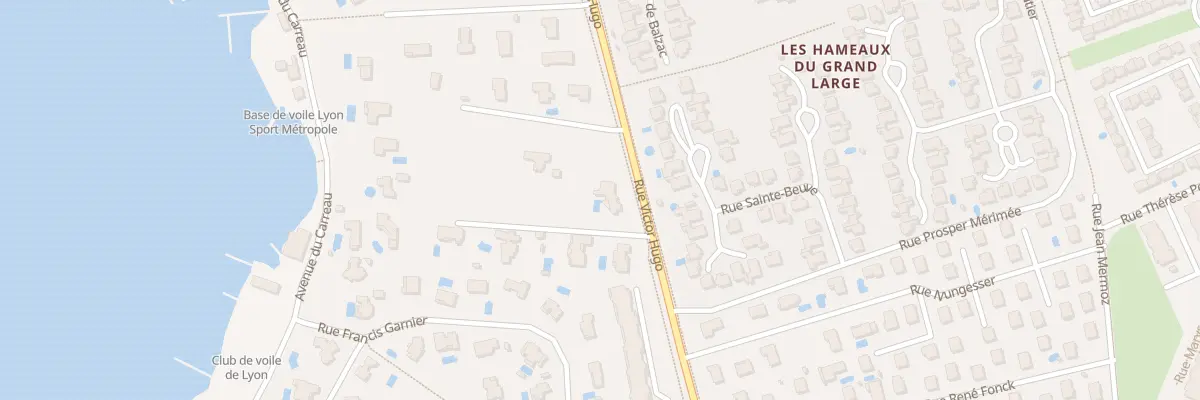 Plan du 55 Rue Victor Hugo à Meyzieu