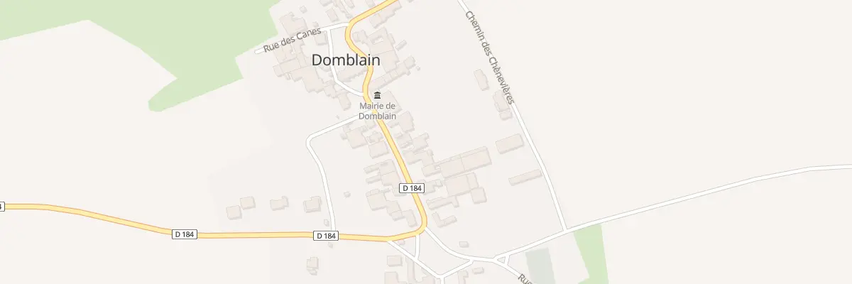 Plan du 13 Rue Saint-Bénigne à Domblain