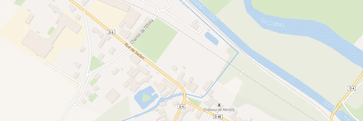 Plan du 12 Rue de Sedan à Remilly-Aillicourt