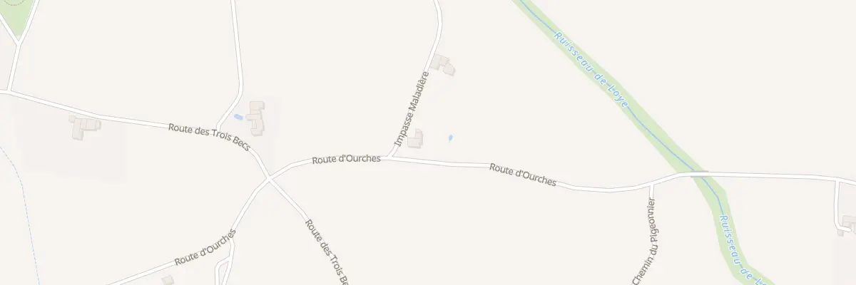 Plan du 40 Imp Maladière à Upie