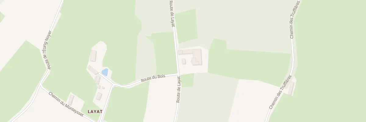 Plan du 891 Rte de Layat à Boissey