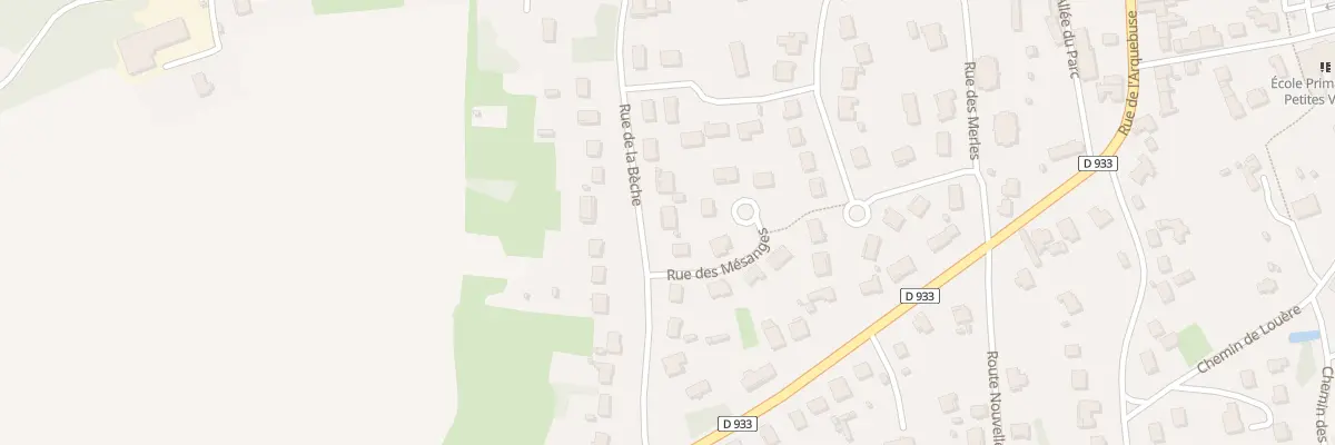 Plan du 216 Rue de la Bèche à Cuisery