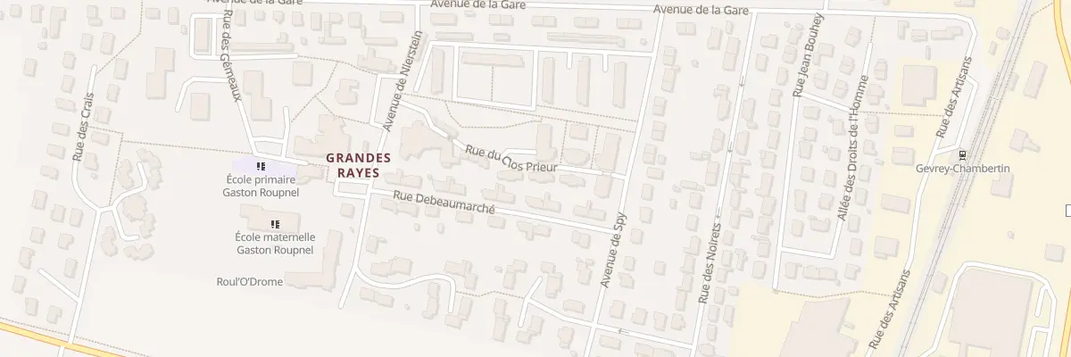 Plan du 9 Rue du Clos Prieur à Gevrey-Chambertin