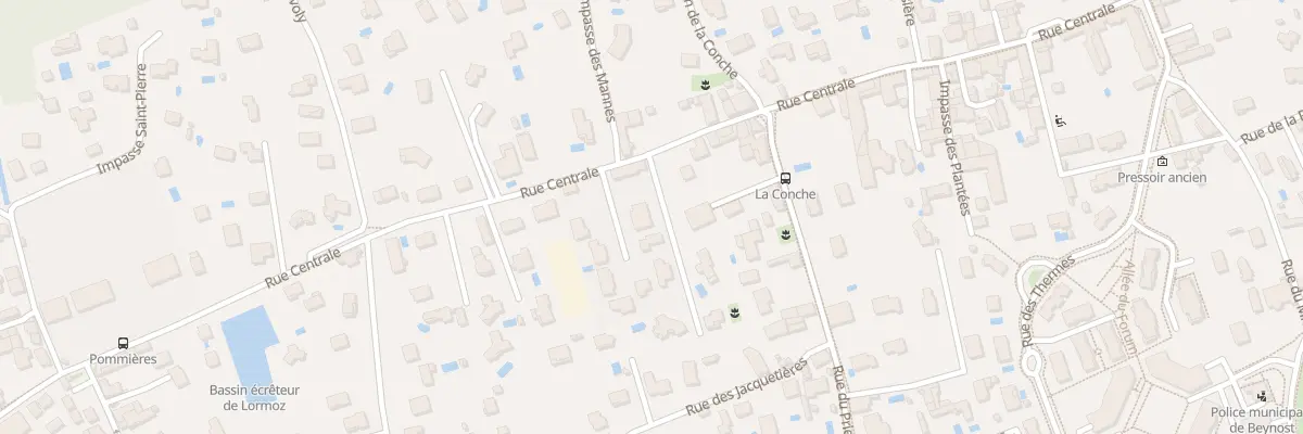 Plan du 1009C Rue Centrale à Beynost