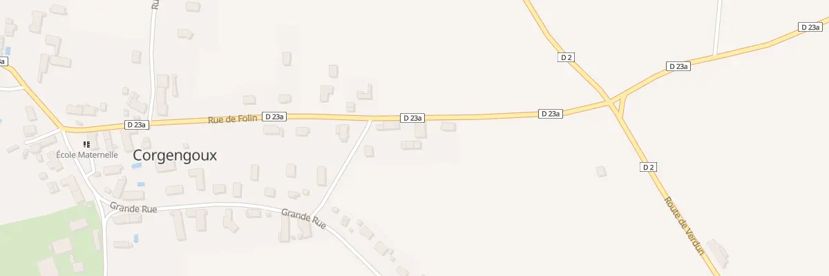 Plan du 20 Rue de Folin à Corgengoux