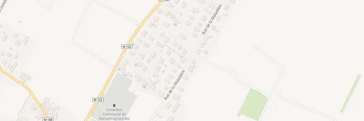 Plan du 23 Rue de la Maladière à Marsannay-la-Côte