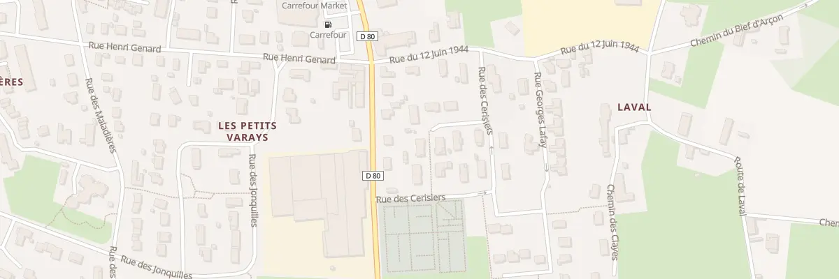 Plan du 73 Rue des Pommiers à Vonnas