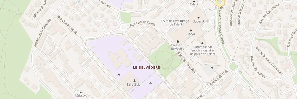 Plan du 17 Rue Charles Dullin à Talant