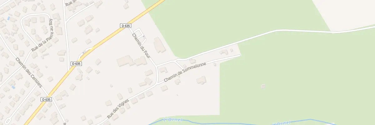 Plan du 1 Che de Sommelonne à Chancenay