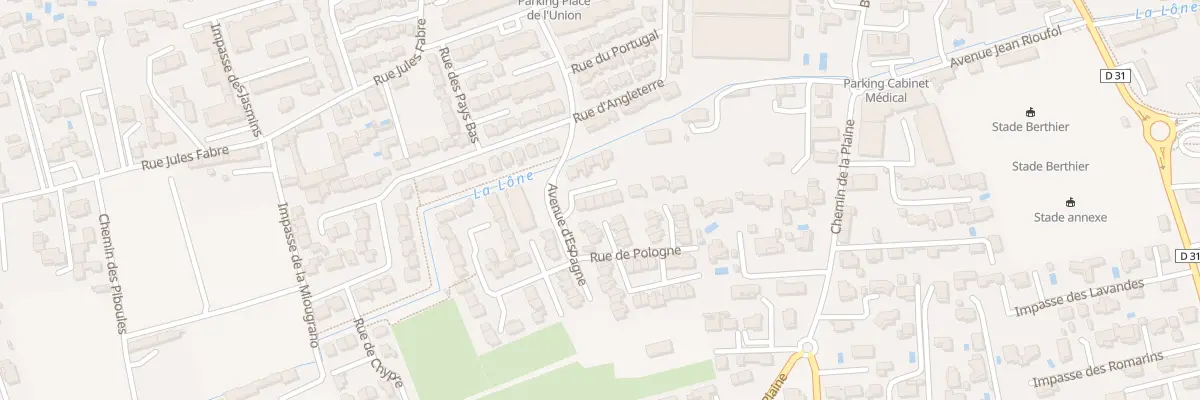 Plan du 38 Imp de Bulgarie à Monteux