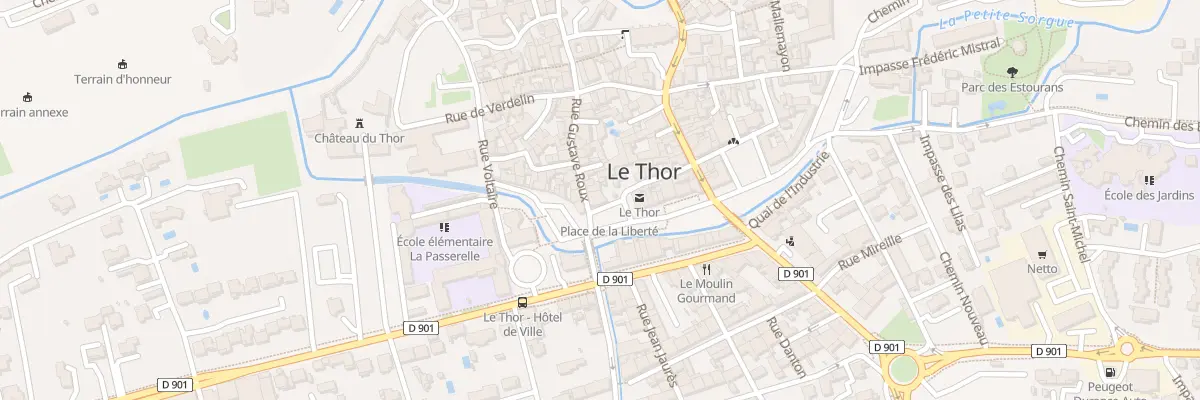 Plan du 25 Pl de la Liberte au Thor