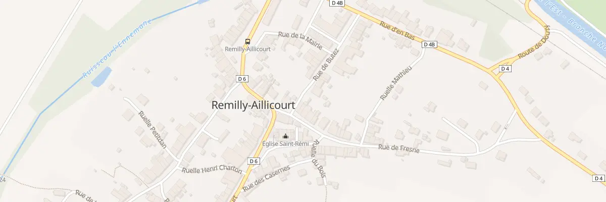 Plan du 3 Rue du Fresne à Remilly-Aillicourt
