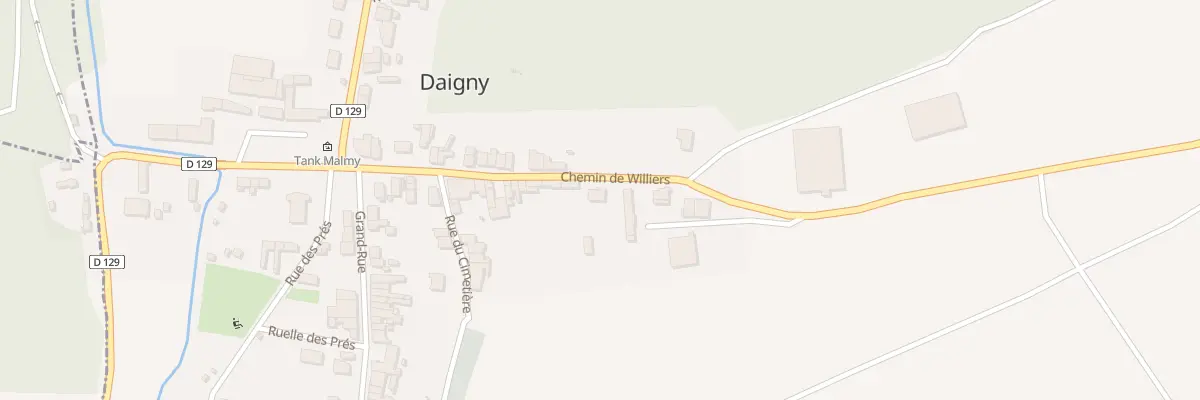 Plan du 21B Che de Williers à Daigny