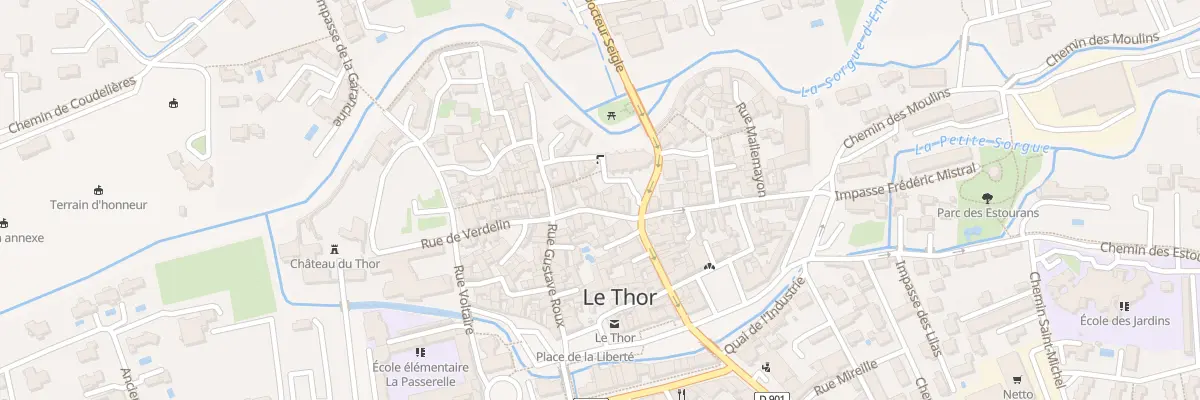 Plan du 2 Rue de Verdelin au Thor