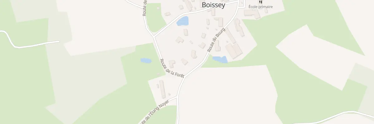 Plan du 558 Rte du Bourg à Boissey