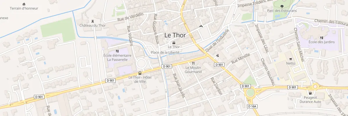 Plan du 96 Crs Gambetta au Thor