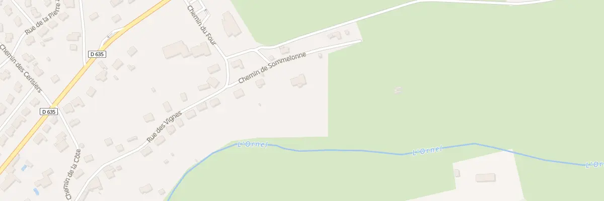 Plan du 8 Che de Sommelonne à Chancenay