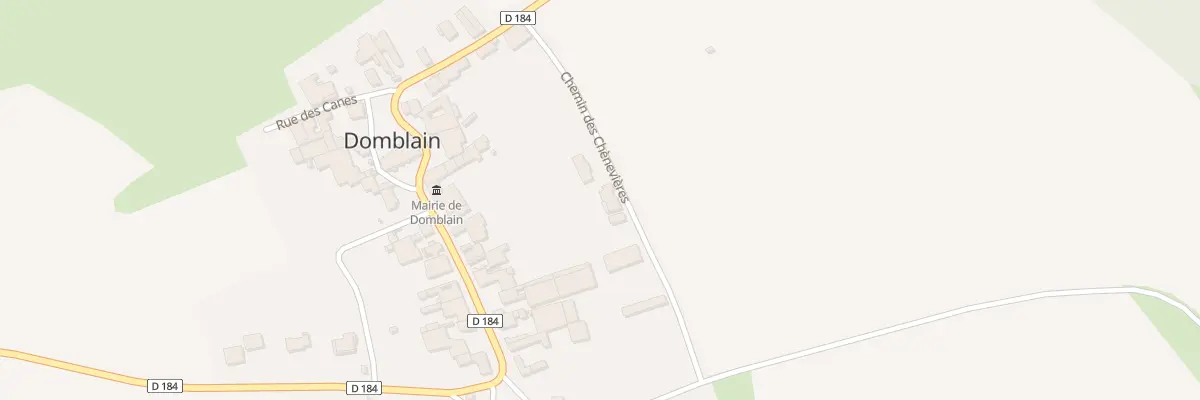 Plan du 4 Che des Chenevières à Domblain