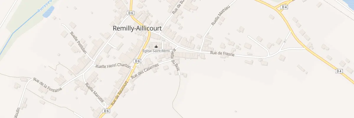Plan du 1 Rle du Bois à Remilly-Aillicourt