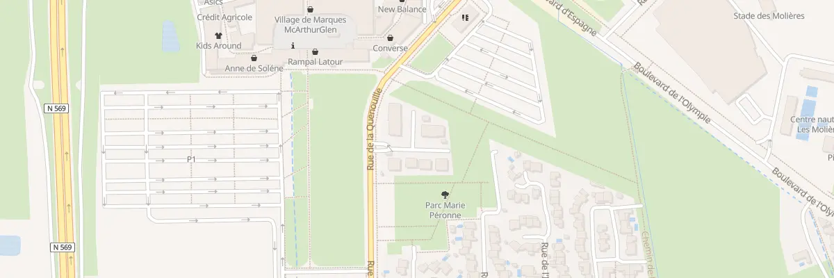 Plan du 824 Rue de la Quenouille à Miramas