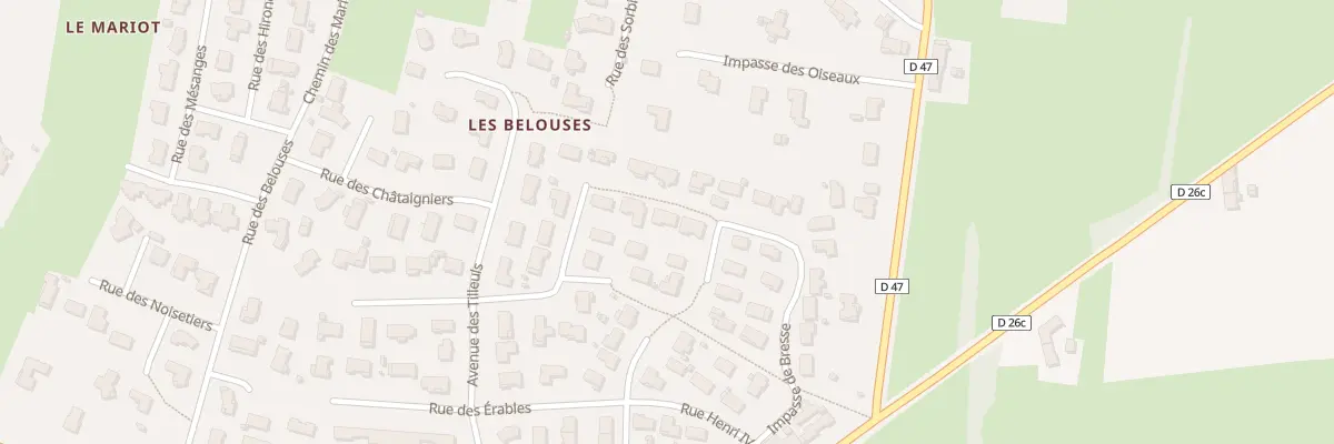 Plan du 256 Imp de la Bresse à Vonnas