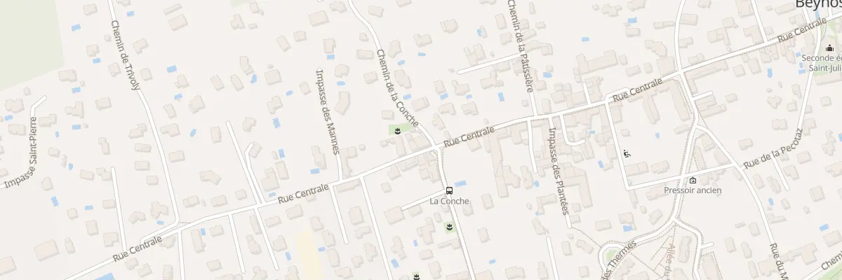 Plan du 878 Rue Centrale à Beynost