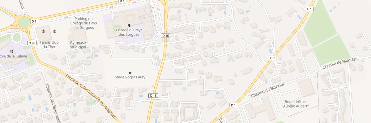 Plan du 5544 Rte d’Orange au Thor