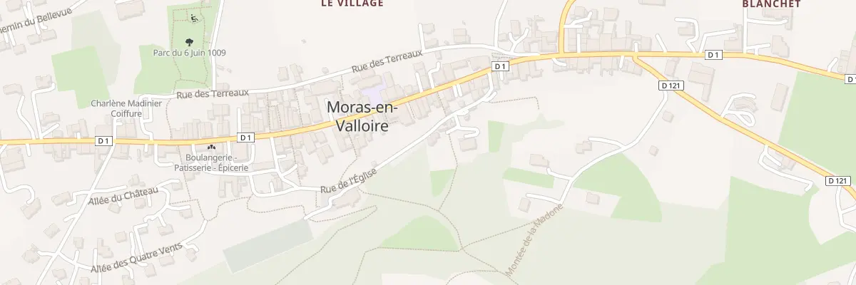 Plan du 330 Rue de l’église à Moras-en-Valloire