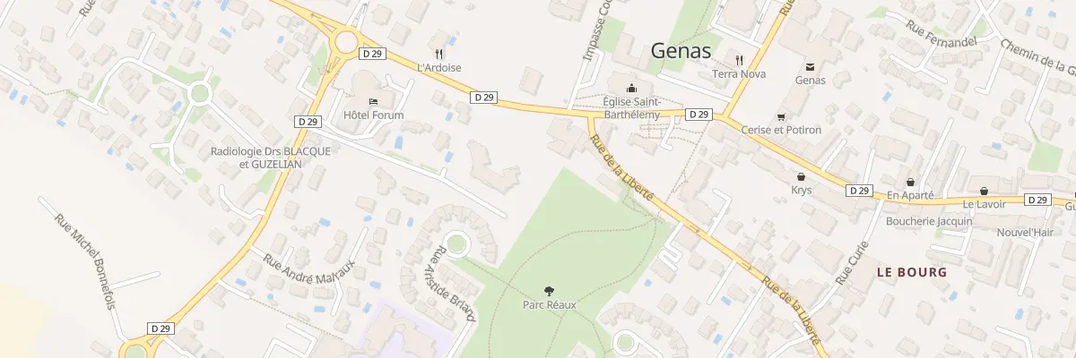 Plan du 7 Rue Maurice Genevoix à Genas