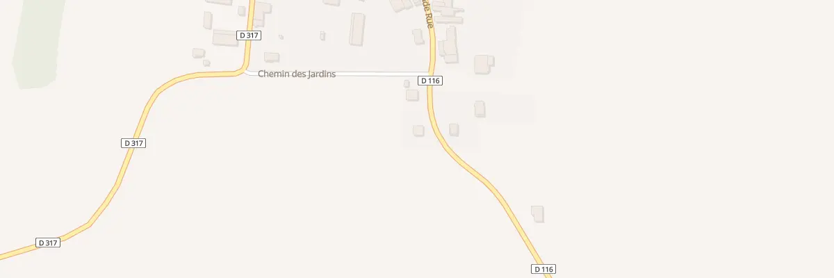 Plan du 1 Rue Grande Rue de Flornoy à Troisfontaines-la-Ville