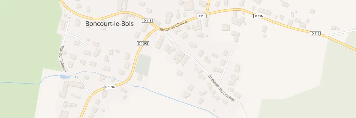 Plan du 8 Imp des Ouches à Boncourt-le-Bois