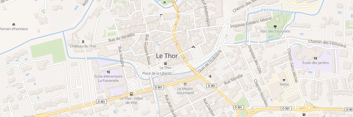 Plan du 44 Rue Pasteur au Thor